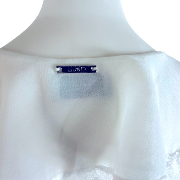 Liu-Jo Amaryll Mini Ruffle Flounce Lace Dress - Picture 7 of 13